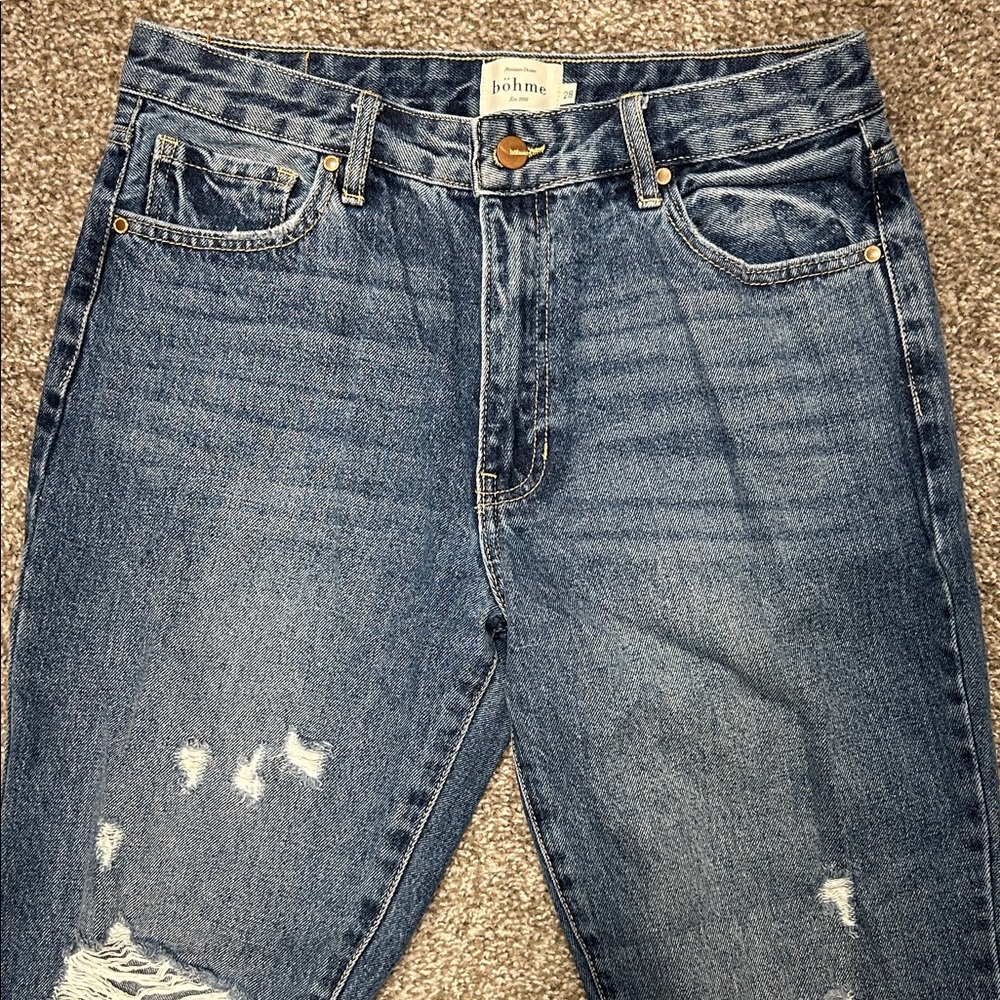 Bohme Classic Blue Distressed Denim